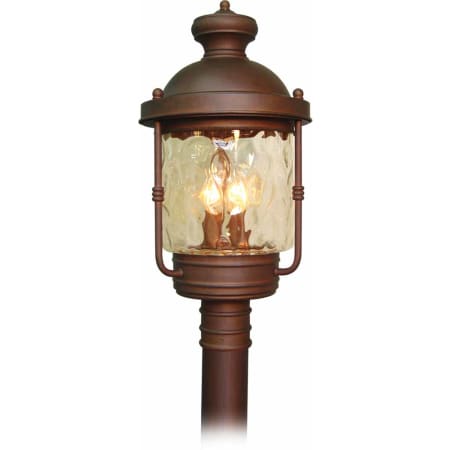 Volume Lighting Sterling 4 Light Post Light Vintage Bronze