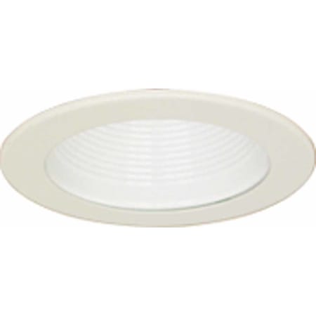 Volume Lighting 4" Recessed Trim with Metal Baffle White