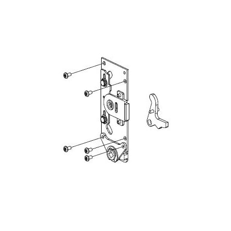 Von Duprin Knob / Lever Fire Rated Backplate Conversion Kit for 88 series Oil Rubbed Bronze