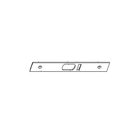 Von Duprin Bronze Scalp Plate for 7500 Series Standard Mortise Exit Device Lock Satin Bronze
