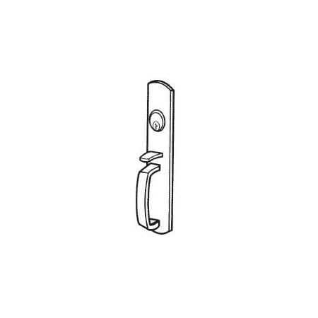Von Duprin Night Latch Handle Trim for 98 and 99 Series Rim Exit Device Oil Rubbed Bronze