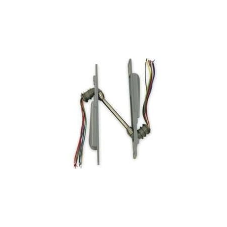 Von Duprin Electric Power Transfer with 24 Gauge Wires Lacquer Sprayed Aluminum