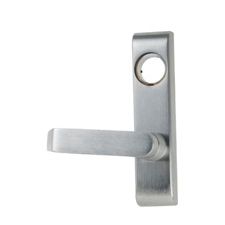 Von Duprin Left Hand Reverse Single Cylinder Keyed Entry Exterior Trim with 06 Style Lever for 35 and 33 Series Exit Devices Satin Chrome