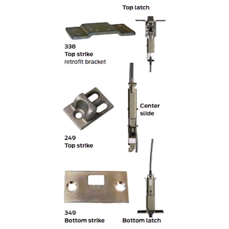 Von Duprin-9849WDCEO39-Concealed cable strike