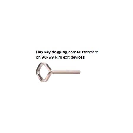 Von Duprin-9849WDCEO39-Hex key