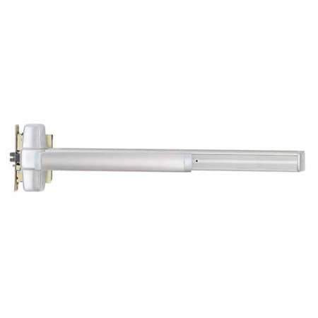 Von Duprin 4' 98 Series Mortise Exit Device with Hex Dogging and Keyed Entry Lever Trim Satin Stainless Steel