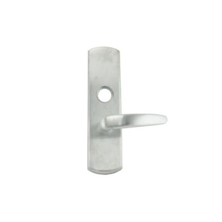 Von Duprin Right Hand Reverse Single Cylinder Keyed Entry Night Latch Exterior Trim with 07 Style Lever for 98 and 99 Series Exit Devices Satin Chrome