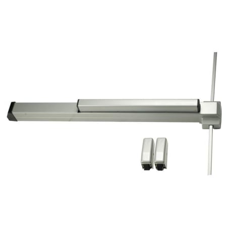 Von Duprin Surface Mounted Vertical Rod Fire Rated Exit Device from the 22 Series Lacquer Sprayed Aluminum