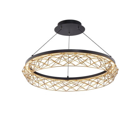 WAC Lighting Lacey 28" Wide LED Pendant Black / Gold
