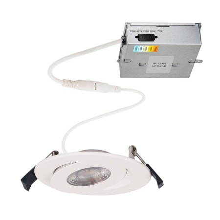 WAC Lighting Lotos 6" LED Adjustable Canless Downlight with Adjustable Color Temperature White