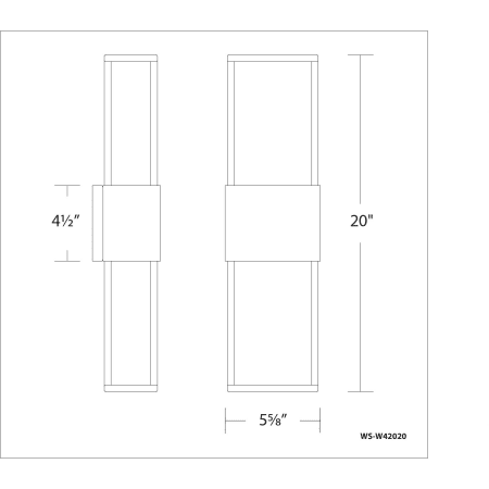 WAC Lighting Nightvision Line Drawing
