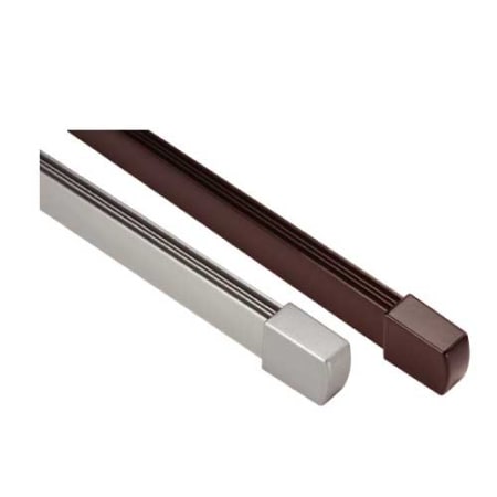 WAC Lighting 96" Length Single Circuit Flexrail1 Rail Section Platinum
