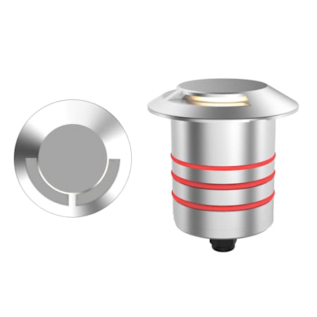 WAC Lighting Single Colorscaping 3" Wide 12V RGB LED Single-Directional In-Ground Well Light Stainless Steel