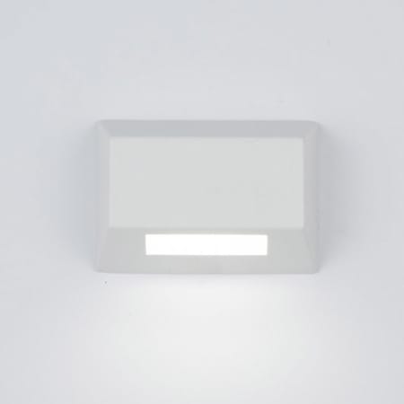 WAC Lighting 3" Tall LED Rectangular Step and Wall Light - 12 Volt White / 2700K