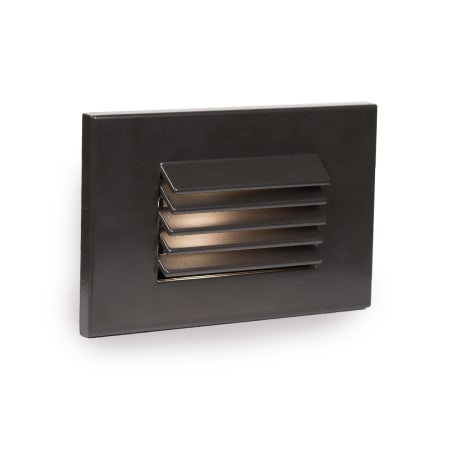 WAC Lighting 5" Wide Horizontal LED Step and Wall Light with Louvered Lens - 12 Volt Bronze / 3000K