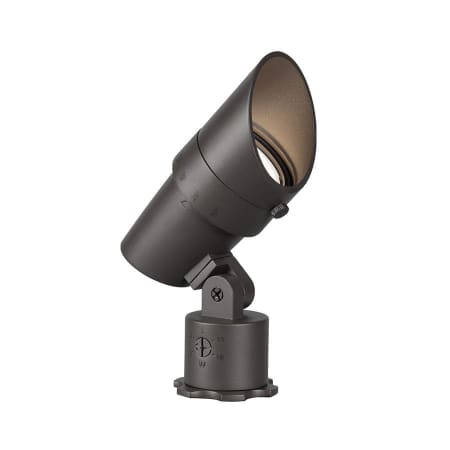 WAC Lighting Accent 6" Tall LED Flood Light with Adjustable Beam Spread and Brightness - 12 Volt Bronzed Brass / 2700K