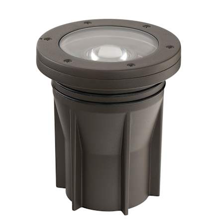 WAC Lighting 12V Grand Inground Light 6" Wide 3000K LED In-Ground Well Light Bronze