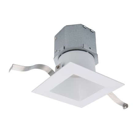 WAC Lighting Pop-in 4" Square Switchable Color Temperature LED Airtight Recessed Remodel Downlight White