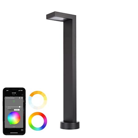 WAC Lighting Single Colorscaping 24" Tall 12V LED Side Mount Path Light Black