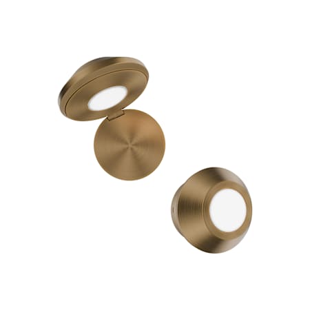 WAC Lighting Flipside 5" Tall LED Wall Sconce Aged Brass