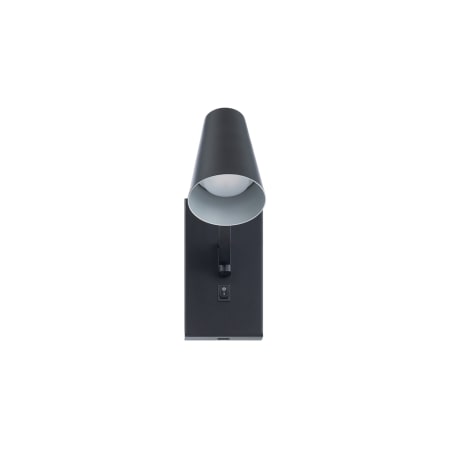WAC Lighting Grisham 8" Tall LED Wall Sconce Black / Silver