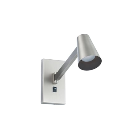 WAC Lighting Grisham 8" Tall LED Wall Sconce Brushed Nickel