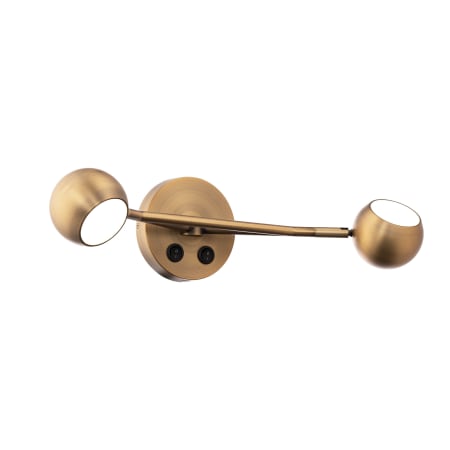 WAC Lighting Duplex 20" Wide 3000K LED Wall Sconce Aged Brass
