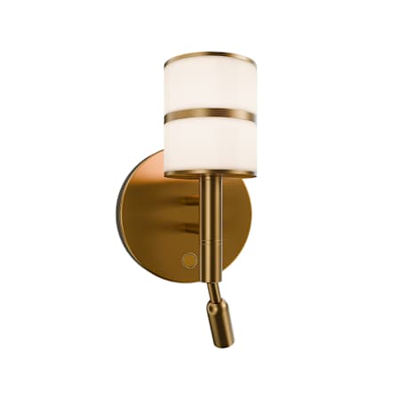 WAC Lighting Veer 9" Tall Wall Sconce Aged Brass