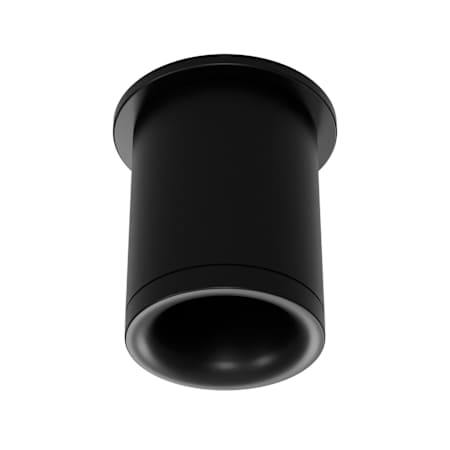 WAC Lighting Zoron 4" Wide 5-CCT LED Round Flush Mount Outdoor Ceiling Fixture with Arc Trim - Flood 45° Beam Spread Black