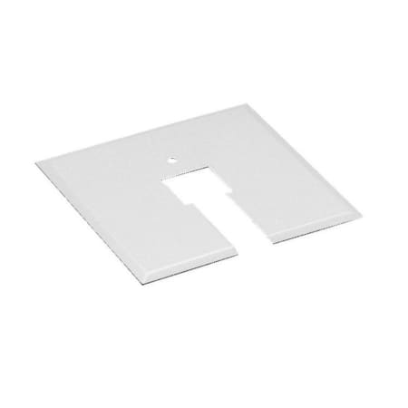 WAC Lighting Junction Box Canopy Plate for H-Track, J2-Track, J-Track, and L-Track Systems White