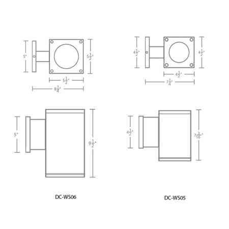 WAC Lighting-DC-WD05-FA-Line Drawing