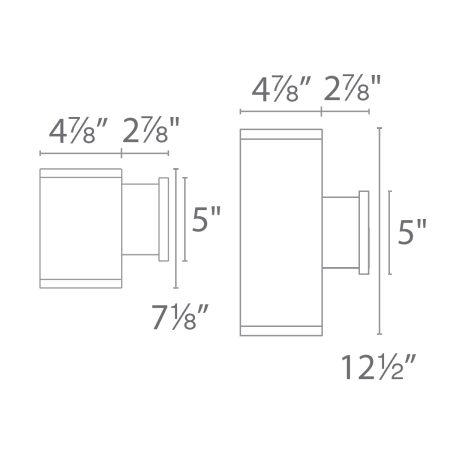 WAC Lighting-DS-WD05-FS-CC-Line Drawing