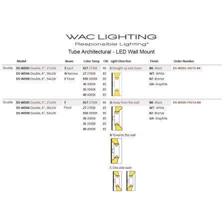 WAC Lighting-DS-WD08-NS-Line Drawing