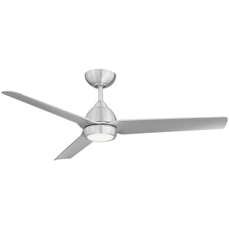 WAC Lighting Mocha 54" 3 Blade Indoor / Outdoor Smart LED Ceiling Fan Brushed Aluminum