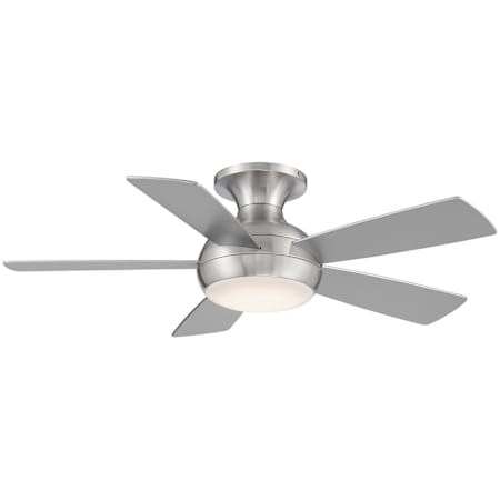 WAC Lighting Odyssey 44" 5 Blade Indoor / Outdoor Smart LED Ceiling Fan Brushed Nickel