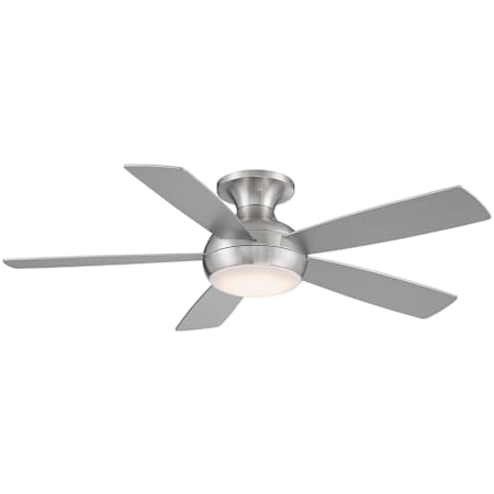 WAC Lighting Odyssey 52" 5 Blade Indoor / Outdoor Smart LED Hugger Ceiling Fan Brushed Nickel