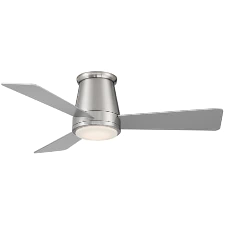 WAC Lighting Hug 44" 3 Blade Indoor / Outdoor Smart LED Ceiling Fan Brushed Nickel