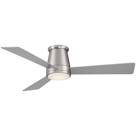 WAC Lighting Hug 52" 3 Blade Indoor / Outdoor Smart LED Ceiling Fan Brushed Nickel
