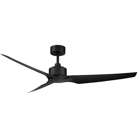 WAC Lighting Stella 60" 3 Blade Indoor / Outdoor Smart Ceiling Fan Matte Black