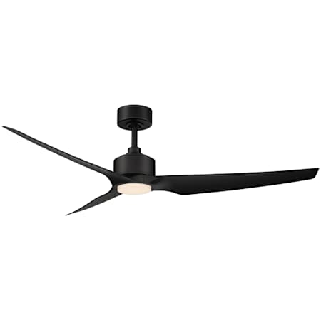 WAC Lighting Stella 60" 3 Blade Indoor / Outdoor Smart LED Ceiling Fan Matte Black
