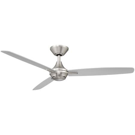 WAC Lighting Blitzen 54" 3 Blade Indoor / Outdoor Smart Ceiling Fan Brushed Nickel