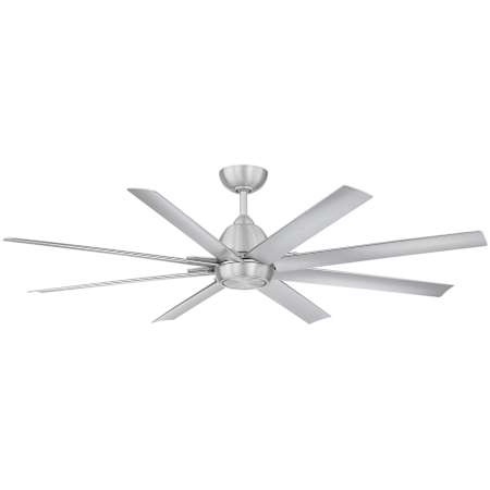 WAC Lighting Mocha XL 66" 8 Blade Indoor / Outdoor Smart Ceiling Fan Brushed Aluminum