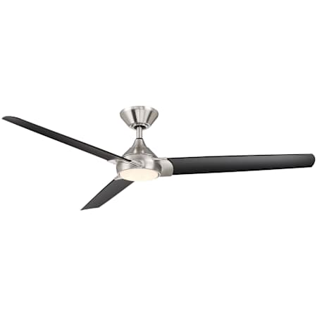 WAC Lighting Zelda 60" 3 Blade Indoor / Outdoor Smart LED Ceiling Fan Oil-Rubbed Bronze/Dark Walnut