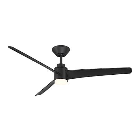 WAC Lighting Novelle 52" 3 Blade Indoor / Outdoor Smart LED Ceiling Fan Matte Black