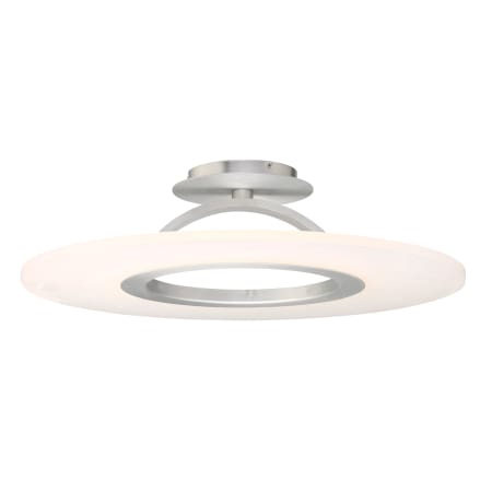 WAC Lighting Elektron 28" Wide LED Semi-Flush Ceiling Fixture / Wall Sconce / Pendant Brushed Aluminum