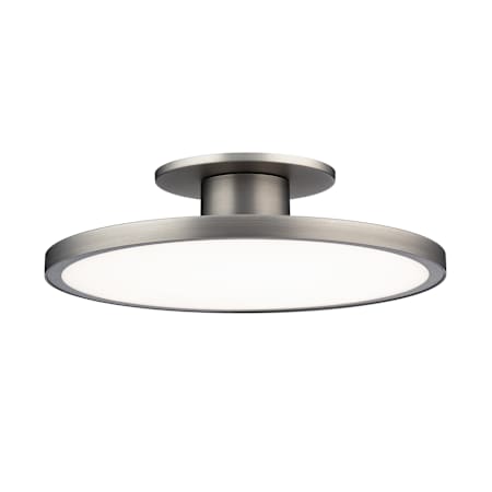 WAC Lighting Twist-N-Lite 11" Wide LED Semi-Flush Ceiling Fixture Brushed Nickel