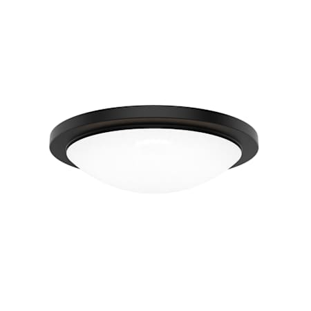 WAC Lighting Dew 18" Wide LED Flush Mount Bowl Ceiling Fixture / Converts to Wall Sconce Black