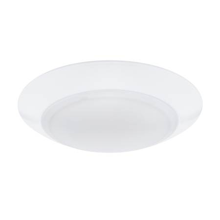 WAC Lighting Disc 8" Wide LED Flush Mount Bowl Ceiling Fixture / Converts to Wall Sconce White