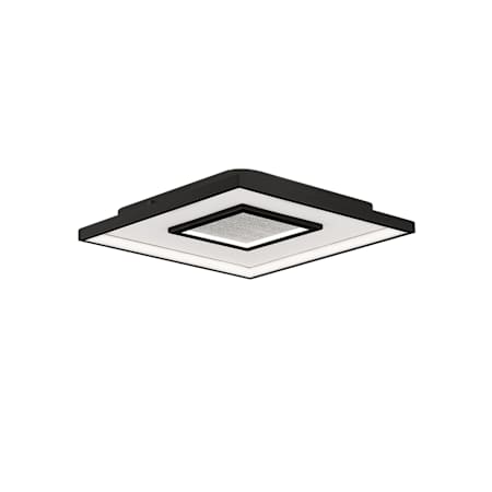 WAC Lighting Pinpoint 17" Wide LED Flush Mount Square Ceiling Fixture / Converts to Wall Sconce - 2700K Black