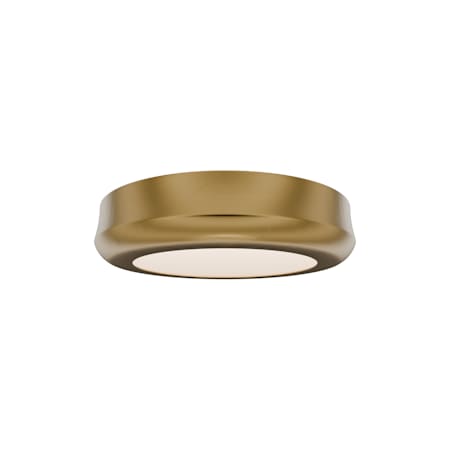 WAC Lighting Parthenon 5" Wide LED Flush Mount Ceiling Fixture / Converts to Wall Sconce Aged Brass